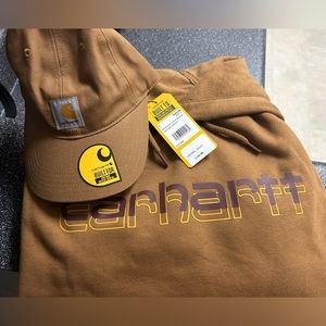 Carhartt hoodie and hat bundle